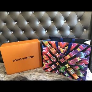 Authentic Louis Vuitton Box and Shopping Bag